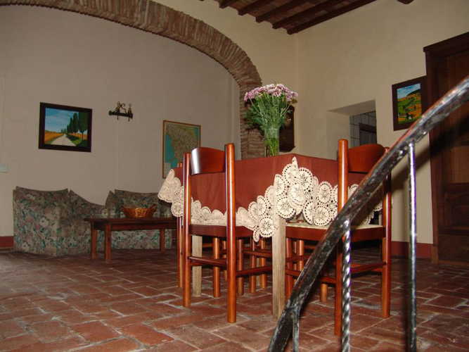 The common dining room on the first floor