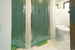 Sposi room's gorgeous shower with mosaic tiles