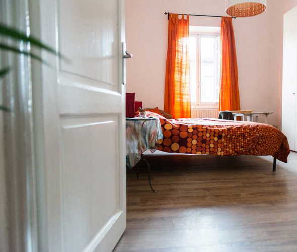 Using color to add to the peaceful and luminous decor at the B&B