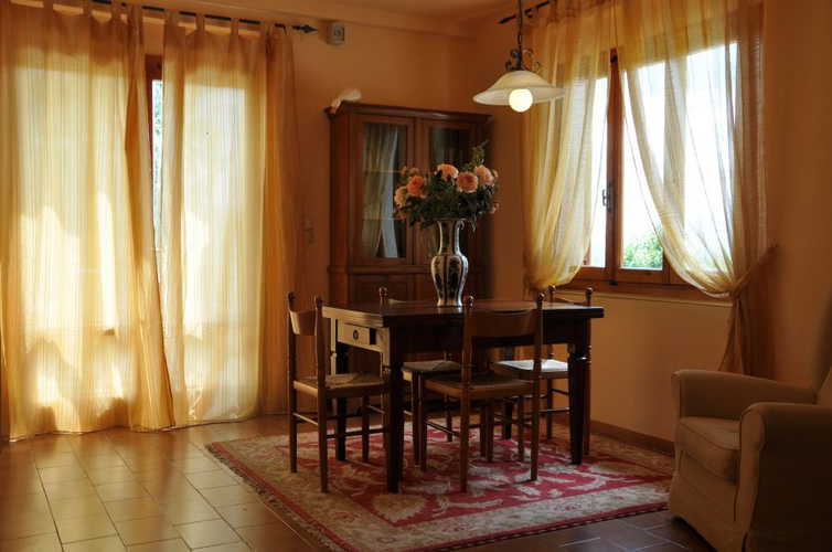 Dining area with expandable table for everyone to enjoy