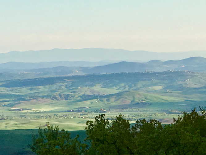 BelSentiero Estate & Country House: panoramic views of the Val d'Orcia countryside
