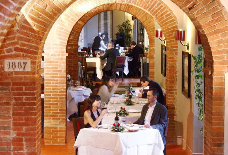 restaurant in old wine cellars