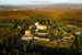 view from above of medieval hamlet