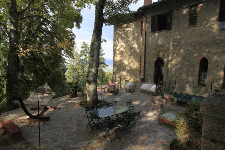 Relaxing at the Villa