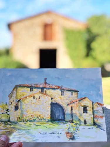 Enjoy the local wine while relaxing at B&B Casa Cernano