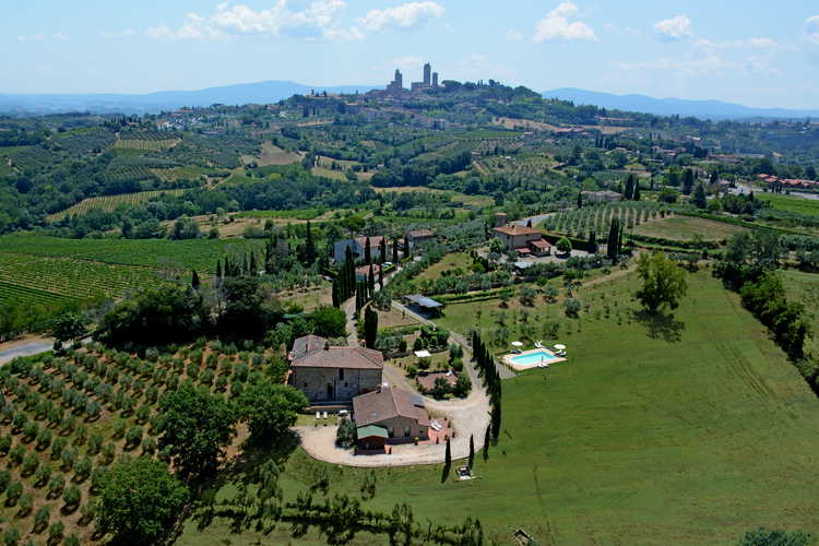 Agriturismo Casa dei Girasoli - Appartamento con vista su San Gimignano