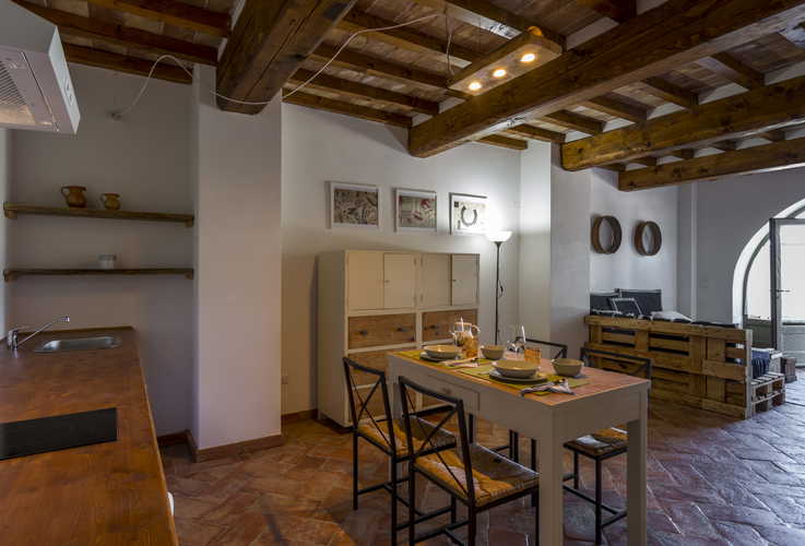 Casa Vacanze Le Fornaci: l'angolo cottura per preparare pranzi, cene e spuntini in totale autonomia