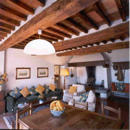 Typical Tuscan decor at Castello di Montozzi near Chianti Typical Tuscan decor at Castello di Montozzi near Chianti