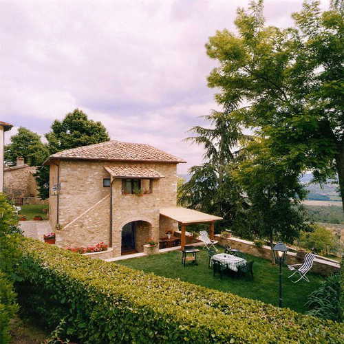 Guardate che vista si puÃ² godere da questo giardino privato!