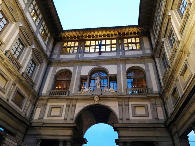 Gli Uffizi, uno dei musei più famosi e visitati al mondo