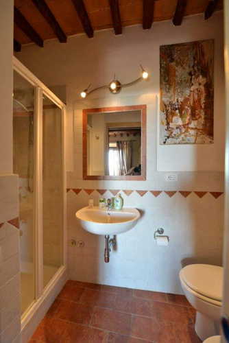 One of the bathrooms