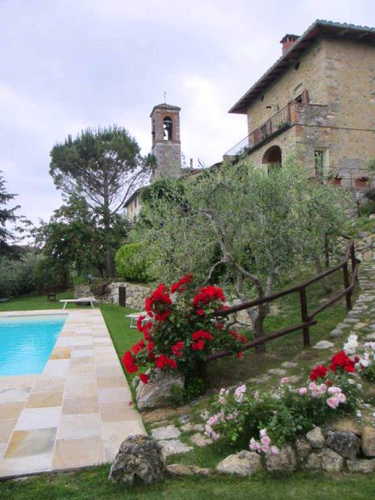 A view of the house from the pool