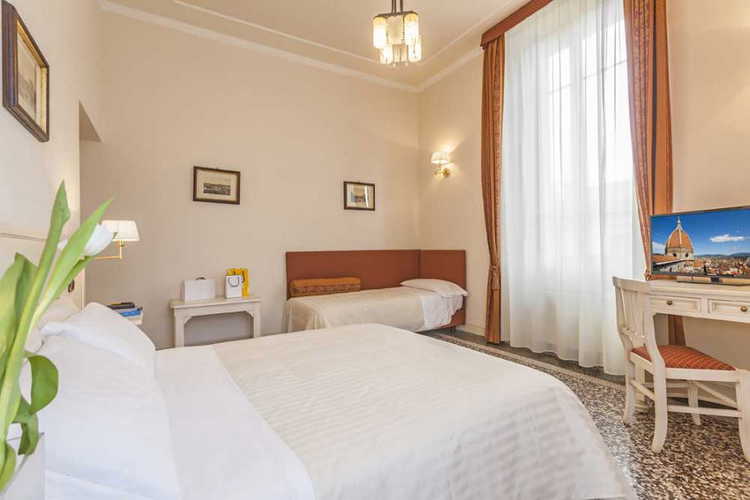 Le camere Classic sono arredate in in stile classico-tradizionale