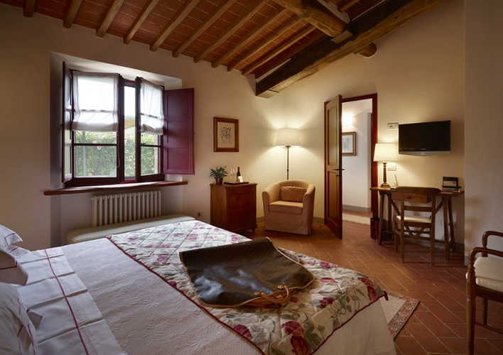 Spacious bedrooms at Hotel le Fontanelle