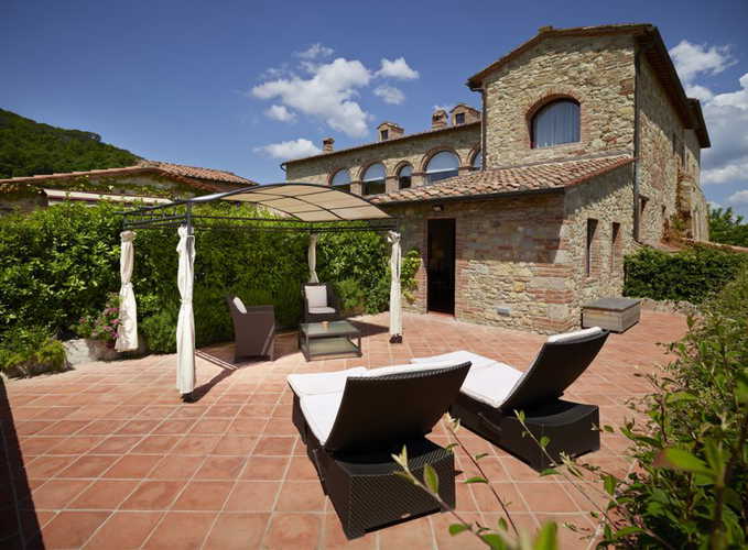 A quiet and tranquil atmosphere in a private garden at le Fontanelle