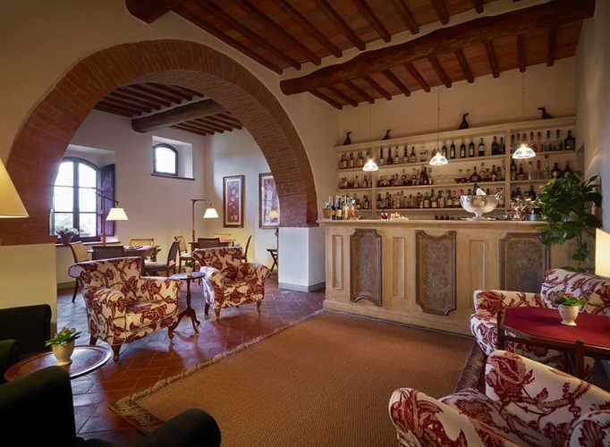 The welcoming bar
