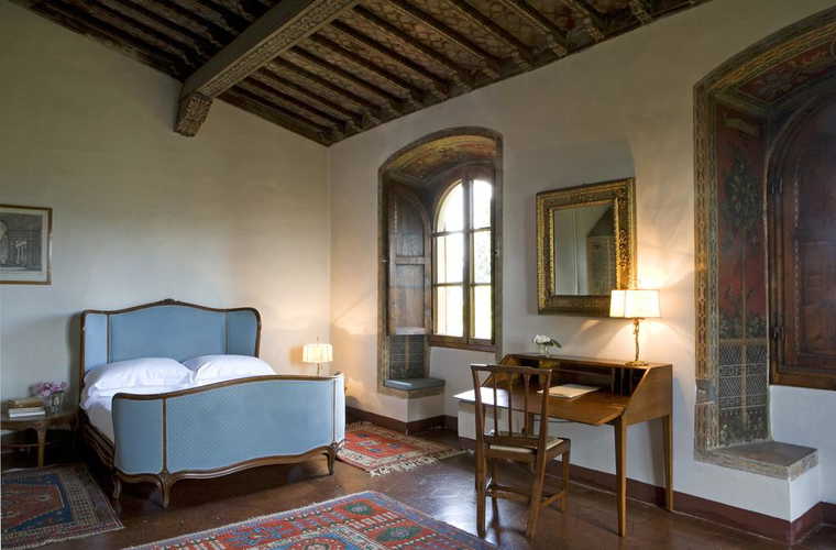 Hotel Torre di Bellosguardo - Camera matrimoniale, dove sono stati conservati elementi dell'architettura originale
