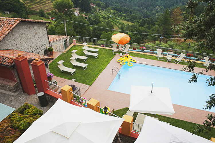 Vista dalla Piscina Agriturismo I Cerretelli