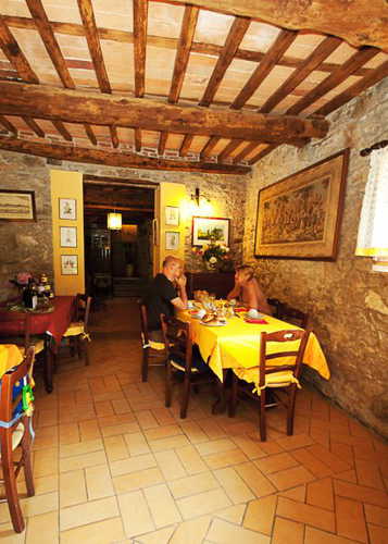 Sala Colazioni Agriturismo I Cerretelli in Toscana
