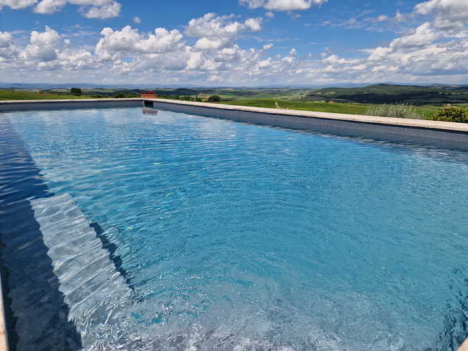 I Cipressini, villa vicino Pienza con vista panoramica meravigliosa