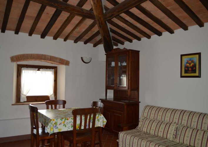 A comfortable sofa bed for two is in all the one bedroom apartments