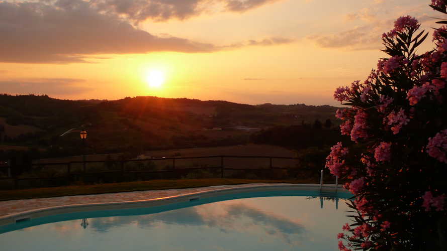 Romantico Tramonto a Il Poggetto in Chianti