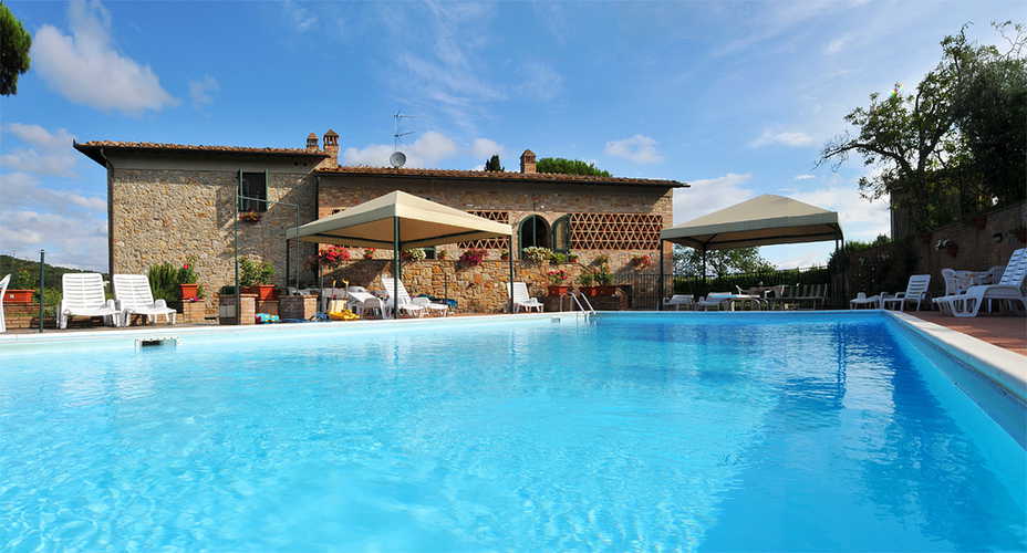 La Fornace di Racciano B&B - Panorama dalla Piscina