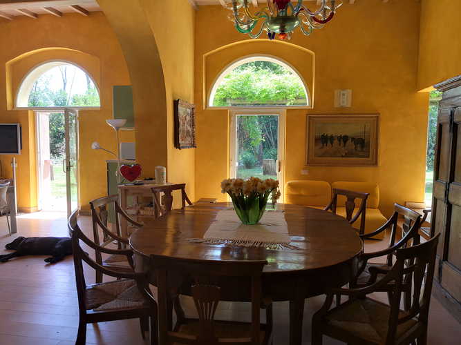 La Villa con gli Archi beautifully restored to highlight the traditional architecture