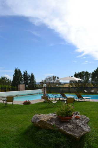 Green Garden at Agriturismo Le Valline near Siena