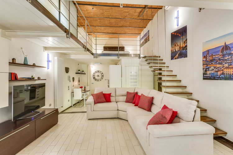 Loft le Murate - Arredo in stile minimalista che rende più ariosi gli ambienti
