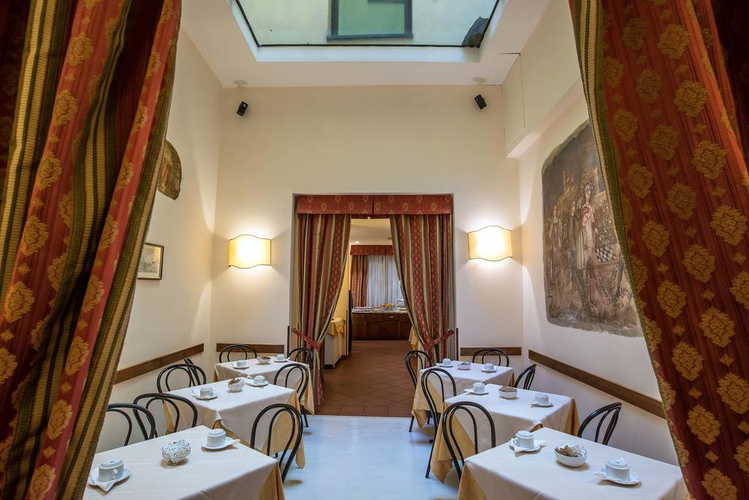 Hotel Machiavelli Palace - questa Ã¨ la sala dove viene servita la colazione al mattino