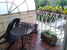 The nice terrace for enjoying al fresco breakfast