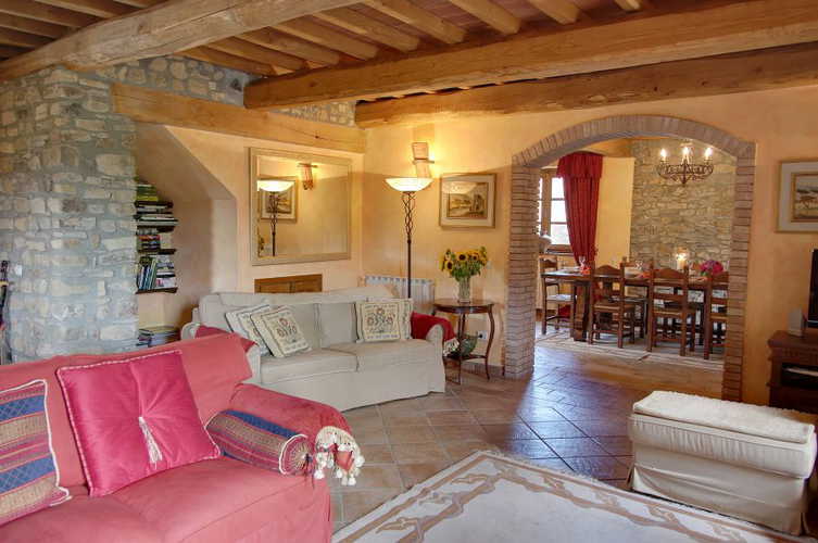Comfortable sofas, for reading a book or watching a fill together