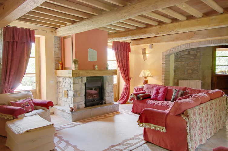Fireplace is beautiful & practical for those cool months & ski trips