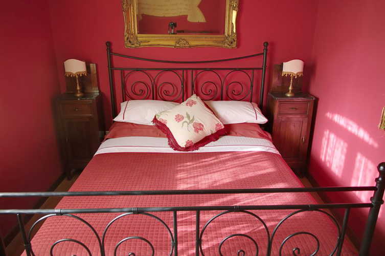 Each bedroom has a special view of the nearby mountains