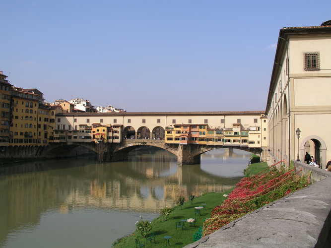 Old Bridge Apartment: panorama sulle localitÃ  simbolo di Firenze