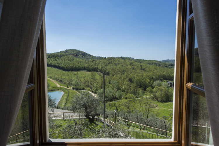 Agriturismo Olmofiorito: camera con vista