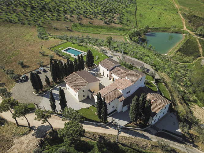 Agriturismo Olmofiorito: gli olivi ed i cipressi ornano la campagna limitrofa