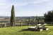 Veduta panoramica dei dintonti di Pancolina da godersi dal giardino