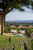 Vedute della campagna toscana dalla piscina e giardino