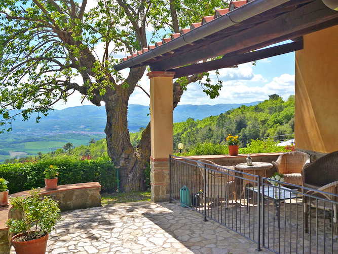 Podere Casarotta: la terrazza panoramica