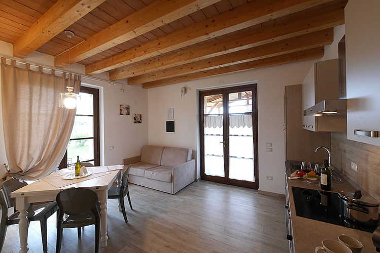 Luminous and spacious accommodations at Podere Conte Novello