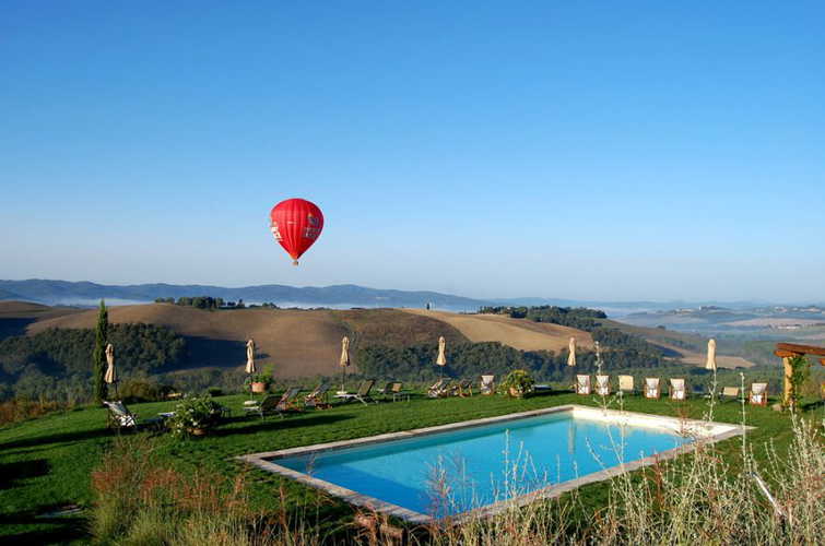 The farmhouse Podere Cunina