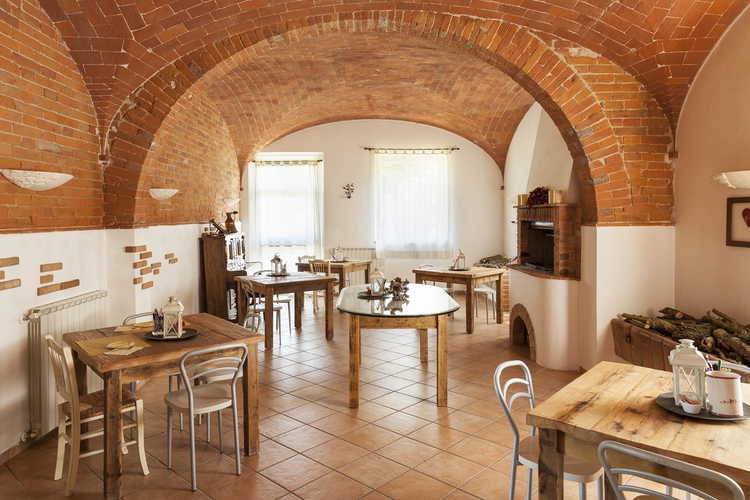 Podere Raffaello - La sala per le colazioni