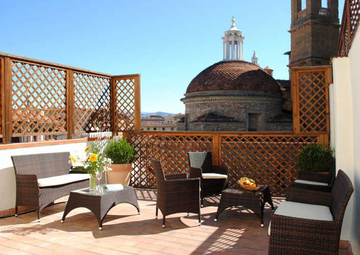 Terrace  Palazzo La Medicea