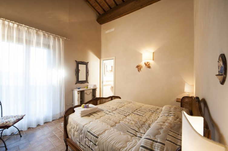 A bright double room