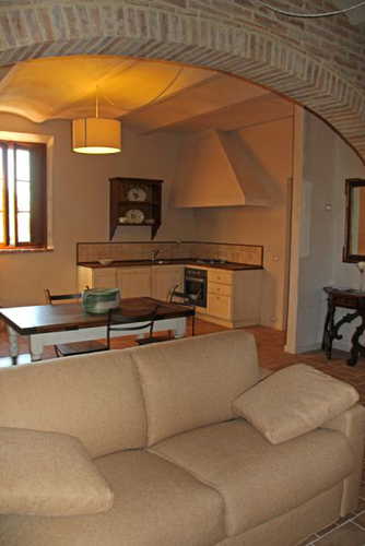 One of the five apartments