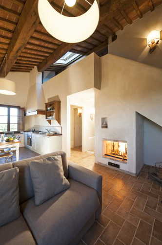 Inside the apartments