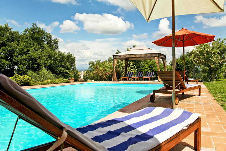 Sant Andrea Cellole - Sdraio reclinabili con materassino a bordo piscina