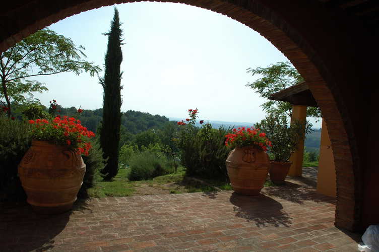 Vista da Casolare San Lorenzo nel Chianti